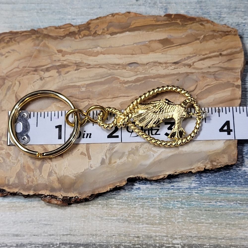 Gold Eagle Keychain - Picture 4 of 9